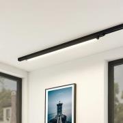 Arcchio Harlow LED track light, zwart, 109 cm, 4.000 K