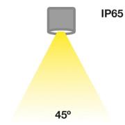 SLC MiniOne Fixed LED downlight IP65 zwart 927