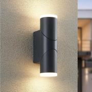 Lindby Aspyn LED buiten wandlamp, 2-lamps