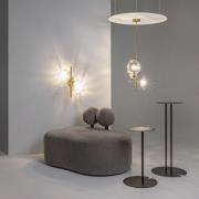 Maytoni hanglamp Miracle, 3-lamps, messingkleurig, glas