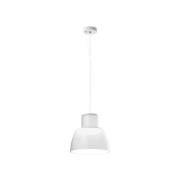 Nemo hanglamp Lorosae, wit, Ø 30 cm, glas, E27