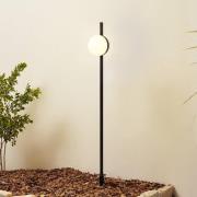 Lindby LED grondspies lamp Darleen, antraciet, metaal, Ø10cm