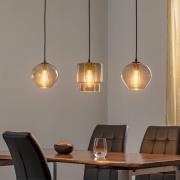 Hanglamp Svala Kappen variabel 3-lamps lineair