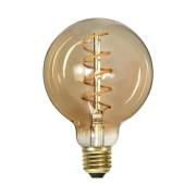 LED lamp Spiraal Filament G95 E27 3,2 W amber dimbaar