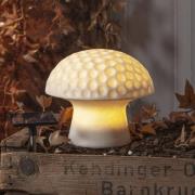 LED lamp op zonne-energie Sandy Hoogte 15,7 cm witte plastic paddensto...