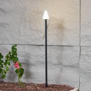 Lindby grondspies lamp Selinda, zwart, hoogte 100 cm