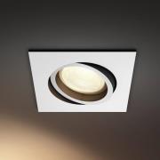 Philips Hue LED inbouwspot Centura, wit, 9x9 cm, CCT, RGB