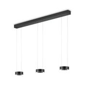 Zera LED hanglamp, zwart, gebarenbediening