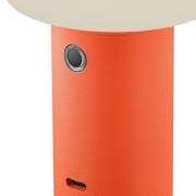 LED tafellamp Tiny-B, oranje, hoogte 13 cm, IP54, USB