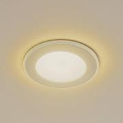 Lindby LED inbouwlamp Toka, 6,5 W, wit, kunststof, CCT