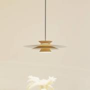 LED hanglamp Livie, beige, aluminium, Ø 50 cm