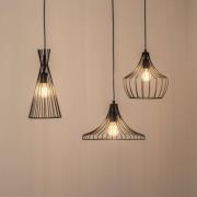 Hanglamp Mezopotamya N-1291 3-lamps zwart