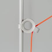 midgard LED vloerlamp AYNO XL, grijs/oranje, 2.700 K 290 cm