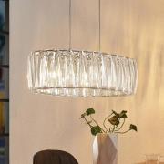 Lindby hanglamp Sofia, 68 cm, 3-lamps, E14, chroom/helder