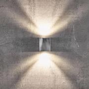 LED buitenwandlamp Canto Kubi 2, 10 cm, grijs