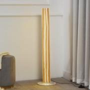 LED vloerlamp Silja, 101 cm, hout, hars, 3000K