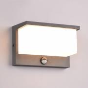 LED buitenwandlamp Nestos, bewegingsmelder, IP54