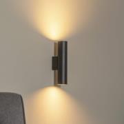 Wandlamp Cerro, zwart, staal, up/down