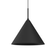 Kapitale hanglamp, zwart, 1-lamp, Ø 32 cm, GX53