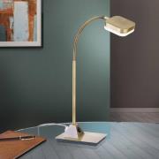 Flexibele LED-tafellamp Tobias, antiek messing