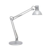Bureaulamp MAULstudy, zilverkleurig, 49 cm, staander