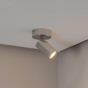 Plafondspot Spotte, chroom, 1-lamp