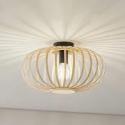 Lindby plafondlamp Lielle, natuurlijk bamboe, Ø 40 cm