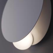 Fabbian LED wandlamp Akoya, wit, 3000K, dimbaar