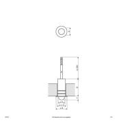 EVN LD5102 inbouwlamp 12V IP68 0,3W 830, lens