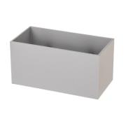 Euluna Elestren wandlamp, hoekig, grijs