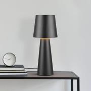 Nubian tafellamp, zwart, hoogte 40 cm, metaal, E27