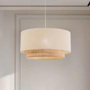 Hanglamp Boho, Ø 60 cm 1-lamp ecru/jute bruin