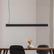 Luxe hanglamp, zwart Lengte 112,5 cm Metaal 4.000 K