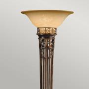 Uplighter vloerlamp Opera, hoogte 189 cm, goud gebruineerd