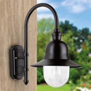 Nios buitenwandlamp in zwart