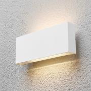 Lindby LED buiten wandlamp Safira, metaal, omhoog/omlaag, IP44