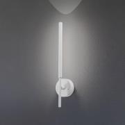 LED wandlamp Focus, wit 46,5 cm metaal 2-lamps verstelbaar