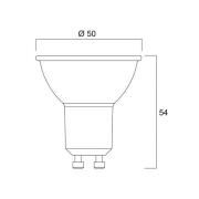 Sylvania LED reflectorlamp GU10 5W 4.000K 36° 475 lm glas