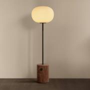 Audo JWDA vloerlamp, rood travertin, hoogte 150 cm, dimbaar