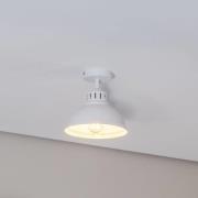 Sven plafondlamp, 1-lamp, wit, staal, E27