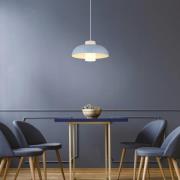Lowe hanglamp, blauw mat, Ø 38 cm, metaal