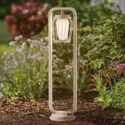 Lucande tuinpadverlichting Chandan, 90 cm, beige, metaal, IP54