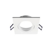 Samsola plafond inbouwlamp, wit, 9 x 9 cm, metaal