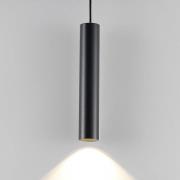 Hanglamp CAN, zwart, hoogte 35 cm, Ø 6 cm, metaal, GU10