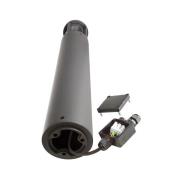 Tuinpadverlichting Facado II, hoogte 65 cm, grijs/rook, Ø 11 cm, IP65
