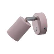 Wandspot Fun, roze, 14 cm hoog, verstelbaar, GU10