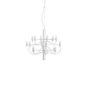 FLOS 2097/18 LED kroonluchter, heldere lampen, wit