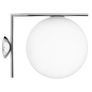 Wandlamp FLOS IC C/W2, chroom Ø 30 cm