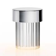 FLOS LED oplaadbare tafellamp Last Order, geribbeld, staal, IP55