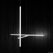 FLOS Coordinates C1 LED plafondlamp, argent moon